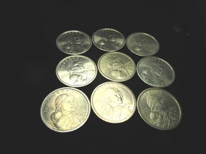 lot 47 image: Sacagawea Dollar Coins
