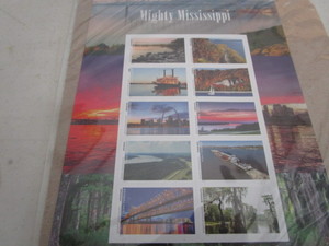 lot 101 image: Mighty Mississippi Forever Stamp Frame