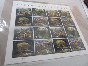lot 102 image: T-Rex Forever Stamp Frame