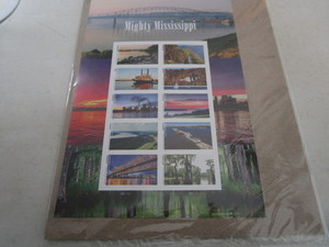 lot 105 image: Mighty Mississippi Forever Stamp Frame