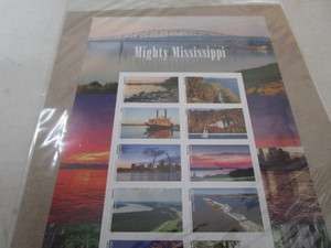 lot 108 image: Mighty Mississippi Forever Stamp Frame