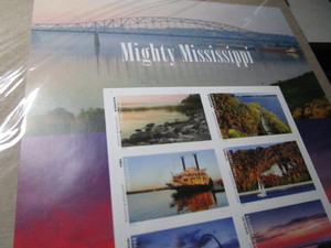 lot 115 image: Mighty Mississippi Forever Stamp Frame