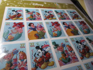 lot 116 image: Disney Celebration Forever Stamps