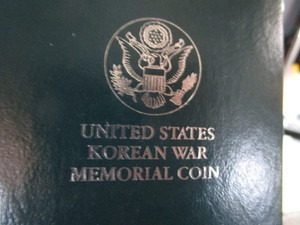lot 202 image: US Korean War Memorial $1 Proof