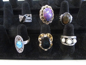 lot 327 image: Six Costume Rings, Park Lane, Lia, Coventry