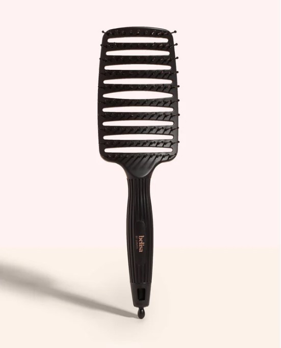 NEW Belisa By Lunata Vented Hair Brush - Quick Dry - Full Sized Black