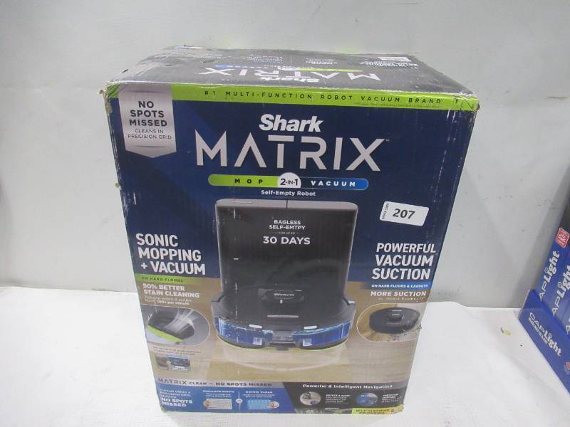 Shark Matrix Plus 2-in-1 Self-Empty Robot Vacuum and Mop UR2450WS - UntestedUSED