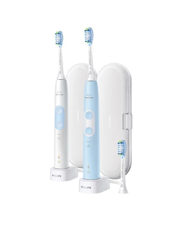 Philips Sonicare Optimal Clean Rechargeable Electric Toothbrush, 2-pack