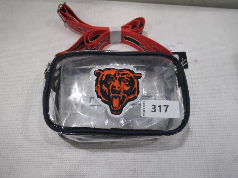 NEW Foco Brands Chicago Bears Clear Crossbody Bag