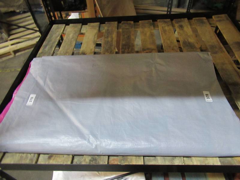 10 x 22 5 oz. Black PE Tarp w Advertisement  Reused Billboard  5 mil Lightweight Duty - A Grade