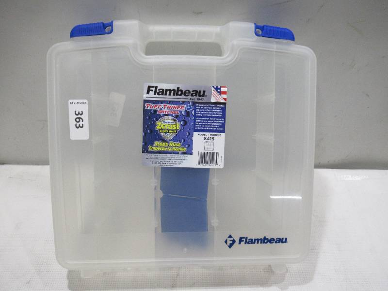NEW Flambeau Tuff Tainer� - 15 Satchel - Clear