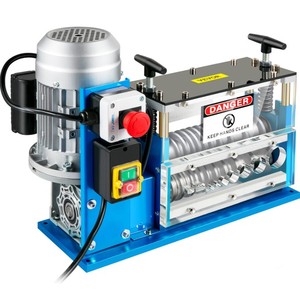 VEVOR Electric Wire Stripping Machine, 370W 0.06 inch -1.5 inch Automatic Motorized Cable Stripper with 75 ftmin Speed