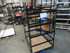 Adjustable Black Metal Frame Built to Fit Onto Pallets - Perfect for Projects
