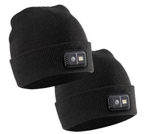 NEW CAPLight Rechargeable 4.0 2 Knit Black Knit RT APX Beanies