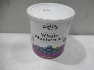 NEW Augason Farms Freeze-Dried Whole Blueberries (12 oz) 26 Servings