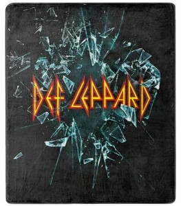 NEW Classic Rock Band Luxury Throw Blanket, 60 x 70 - Def Leopard