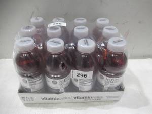 12 Pack of 20 oz. Vitamin Water XXX Zero Sugar Acai Blueberry Pomegranate - BB 625