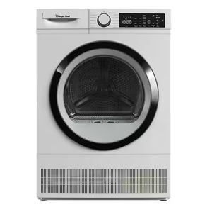 lot 6 image: Magic Chef 4.0 cu.ft. ventless, Condensing Front Load Stackable Electric Dryer, 24 in in White Model # MCSDRY24W1 (Minor Transit Damage No Power Cord)