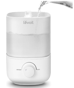 lot 403 image: LEVOIT Top Fill Humidifiers for Bedroom, 2.5L Tank for Large Room, Easy to Fill & Clean, 28dB Quiet Cool Mist Air Humidifier for Home Baby Nursery & Plants, Auto Shut-off for Safety, 25H