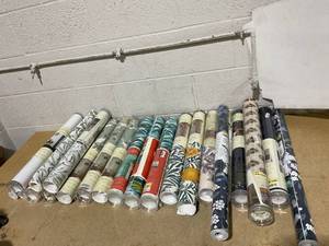 lot 306 image: LOT OF 20 Opalhouse Designed With Jungalow Peel And Stick Wallpaper (Different Designs)