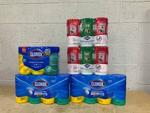 lot 209 image: LOT OF 5 Clorox Disinfecting Wipes