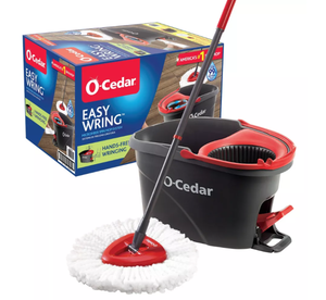 lot 228 image: O-Cedar EasyWring Spin Mop and Bucket System