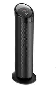 lot 364 image: Lasko 22 Ceramic Tower Space Heater with Remote (black, model CT22495)