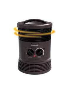 lot 410 image: Honeywell HHF360B 1500W 360 Surround Indoor Heater Black Portable Space Heater for Bedroom, ETL Listed, Fan Driven
