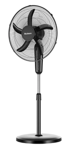 lot 425 image: Holmes 18 Digital Oscillating 3 Speed Stand Fan with Remote Control Black (Used)