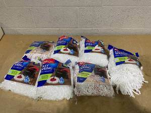 lot 231 image: LOT OF 7 O-Cedar Easy Wring Mop Refills (2 Packs)
