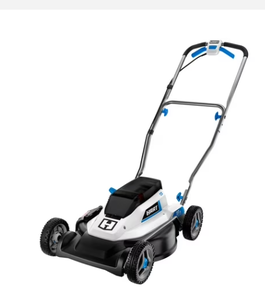 lot 252 image: HART 20-Volt 16-inch Cordless Push Lawn Mower (Used, ONLY LAWN MOWER & CHARGER)
