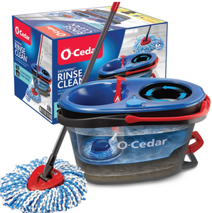 lot 273 image: O-Cedar RinseClean Spin Mop & Bucket System