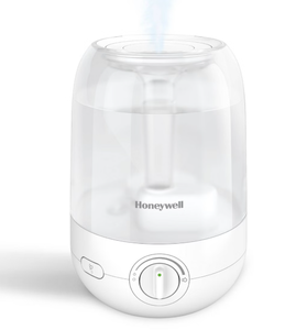 lot 435 image: Honeywell Ultrasonic Egg Humidifier HUL545W Cool Mist, Aromatherapy, No Filter, 36-Hour Run, 300-500 sq. ft. Room