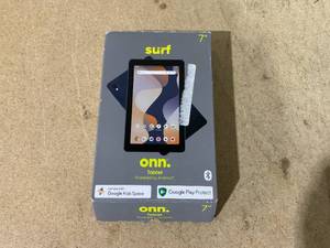lot 182 image: LOT OF 2 ONN. Surf 7 Android Tablets (Not Functioning, 1 Has A Lift Screen)