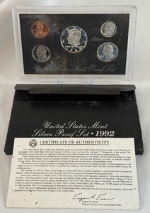 lot 47 image: 1992 Silver Proof Set - with original package