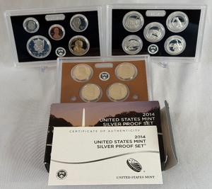 lot 68 image: 2022 Silver Proof Set - original package with COA