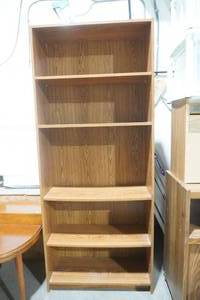 lot 17 image: bookshelf with adjustable shelves
