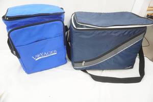 lot 49 image: Collapsible Coolers (one larger, one medium sized)