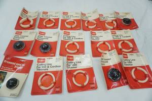 lot 95 image: Never UsedNEW Toro pre wound spools & cutting line for cordless trimmers (for 900 & 1000 trimmer)