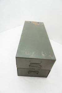 lot 199 image: Vintage Safe Deposit Box Drawers. Safe-T-Stak 2ct