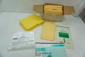 lot 288 image: Unused Envelopes, File Folders, Financial Pads and More