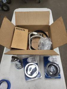 lot 4R image: Moen Kitchen Faucet Spout Kit - PF162CP Stopper & Flange