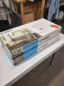 lot 6R image: Moen Noell 87506RS High Arc Kitchen Faucet (2-Pack) Chrome Finish