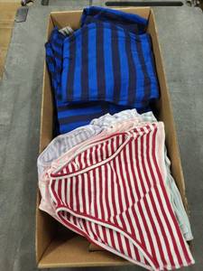 lot 17J image: Hanna Andersson Striped Pajama Sets - 100% Organic Cotton Made in India - Assorted Colors XS-XL