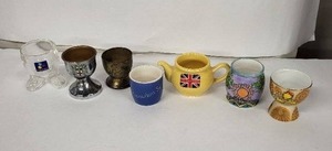 lot 18E image: Vintage Egg Cups - Mixed Brand Collection (Lot of 8)