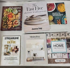 lot 20J image: Donna Hay The Fast Five - Home Organization Books (Lot of 6)