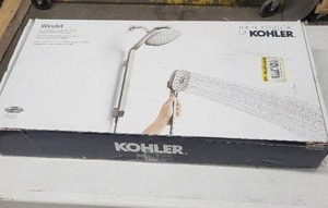 lot 23R image: Kohler Windet 3-in-1 Multifunction Shower System - Vibrant Nickel Finish