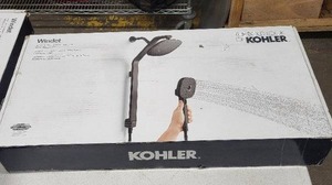 lot 24R image: Kohler Windet 3-in-1 Multifunction Shower System Matte Black