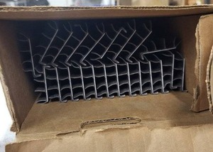 lot 25 image: Metal Vent Louvers - Slotted Grid Panels Bundle