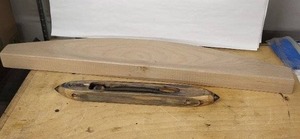 lot 25H image: Bancroft England 531 Hand Plane - Vintage Wooden Tool with Curved Sole